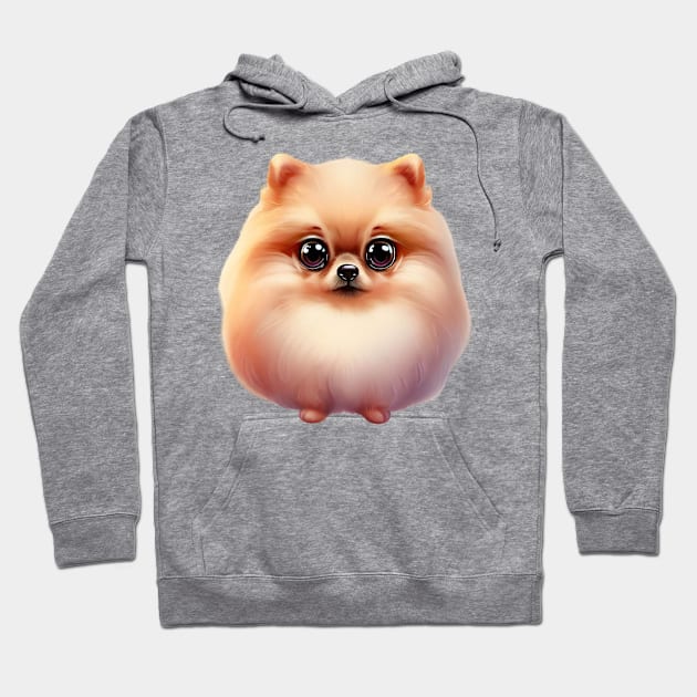 Fur-ever Pomeranian Hoodie by Art By Mojo